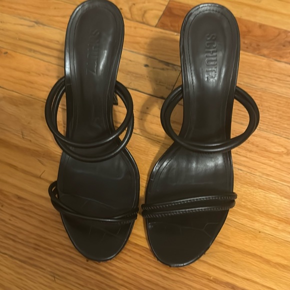 Schutz Sandal heel black - size 10 - Picture 4 of 7